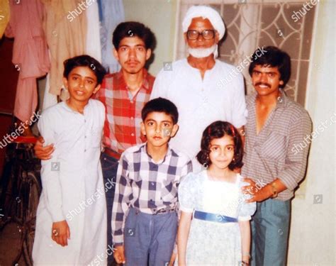 mirza tahir hussain extended family   editorial stock photo