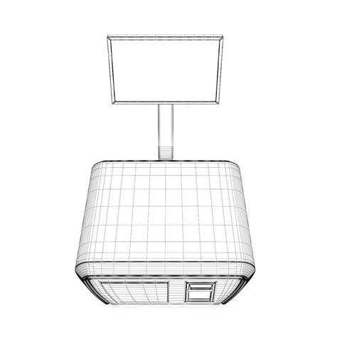 Market Touch Scale - 3D Model by cgaxis