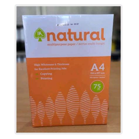 jual kertas  natural  gr  rim  seller  sei putih timur ii