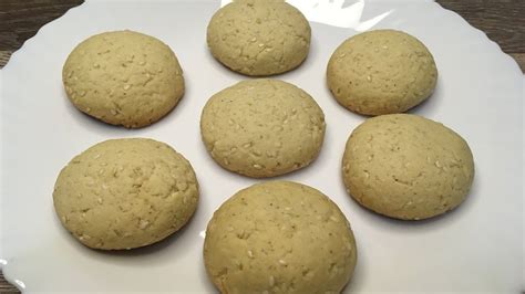 Sour cream cookies with sesame seeds - YouTube