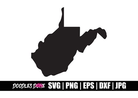 West Virginia State SVG Graphic by 312citymockupsCreative Fabrica