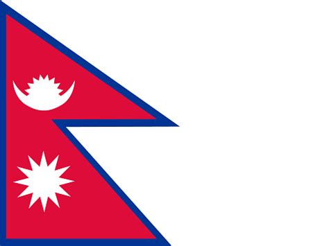 Nepal Flag Stock Illustration - Download Image Now - Nepali Flag ...