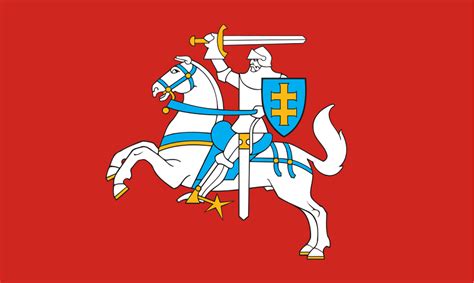 Lietuvos valstybės istorinė (herbinė) vėliava - Lietuvos valstybės ...