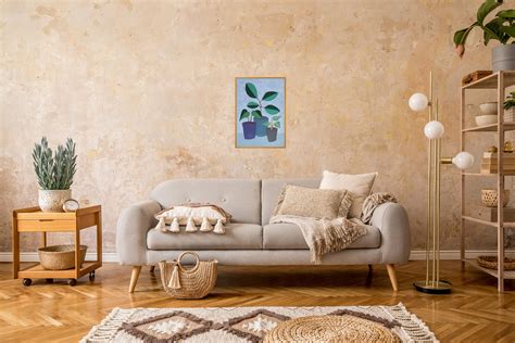 Gio Bellagio - Three Houseplants with Pot Cold Tones, Modern Still Life