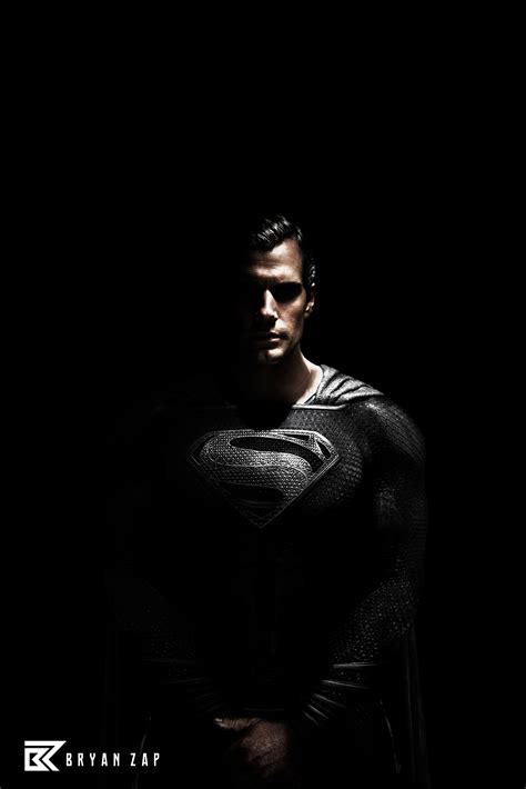 ArtStation - Henry Cavill Superman Black Suit