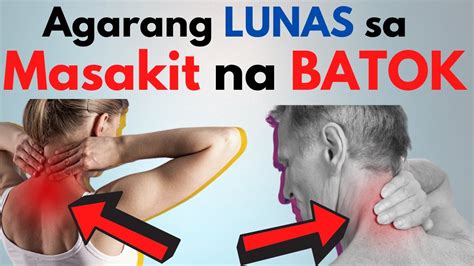 lunas sa masakit na batok likod na ulo bakit nanakit ang batok
