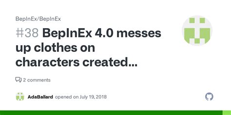 BepInEx 4.0 messes up clothes on characters created under BepInEx 3.2 ...