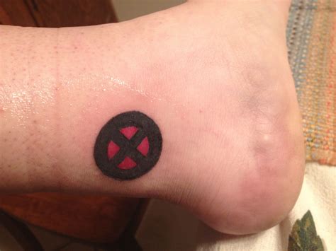 X Men Symbol Tattoo
