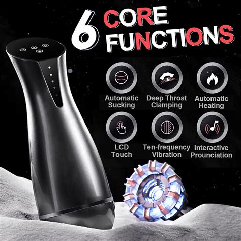 Chupando Masculino Masturbador Vácuo Elétrico Copo Oral Boquete