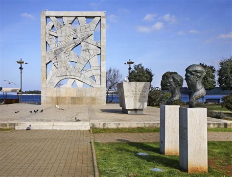 Monument To the Victims of Fascist Terror in Rovinj. Istria Stock Image ...