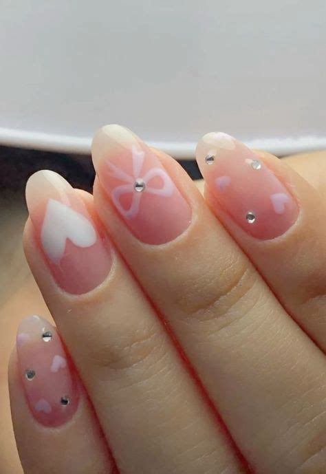 Pin by Ruth on Nails | Simple nails, Girly acrylic nails, Kawaii nails