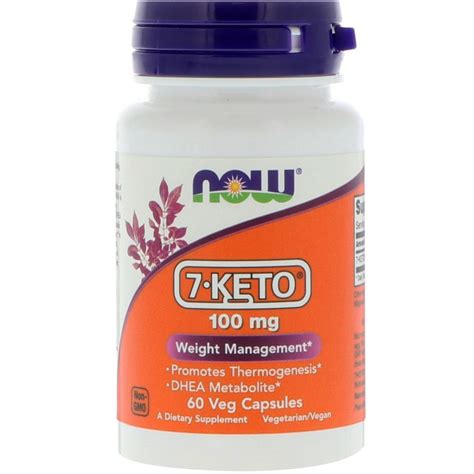 Now Foods 7-Keto DHEA 100mg 60 Capsules - Birkenhead Health ...