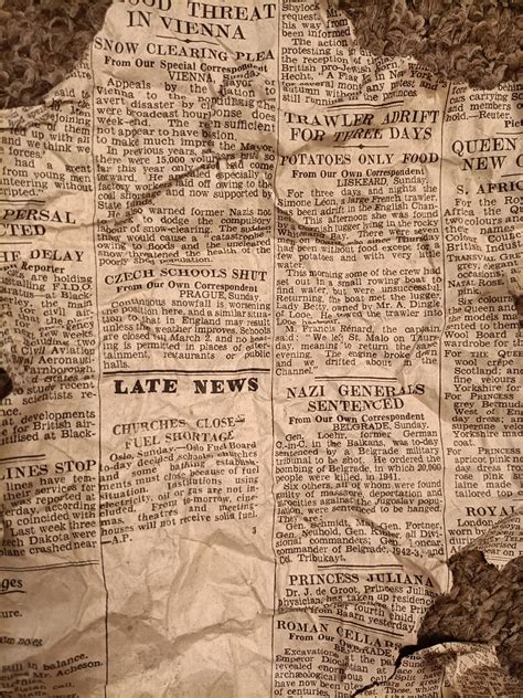 Old newspaper | Antiques Board