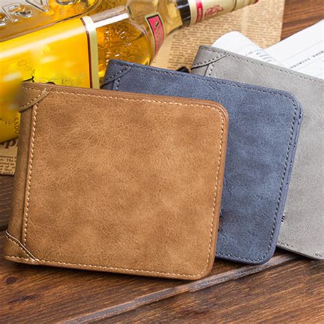 Men\'s Ultra-thin Leather Wallets Retro Multiple Card Slots Wallets