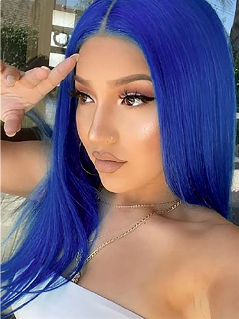 blue hair
