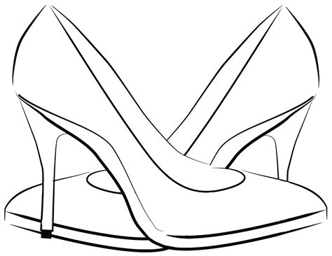 11+ Women Shoes Clipart - Preview : Womens Shoes Line | HDClipartAll