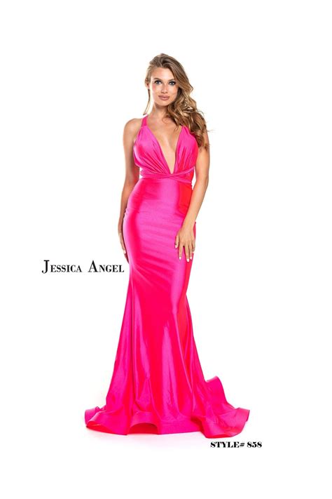 Coral Jessica Angel Long Formal Fitted Dress 858 for $444.99 – The