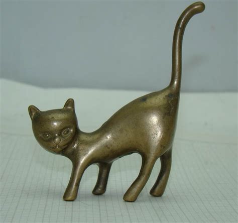 Фигурка литая подставка для колец "Кошка" (P025) купить в интернет ...