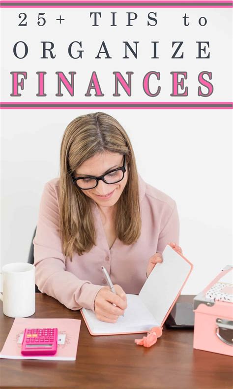 tips  organize finances organized