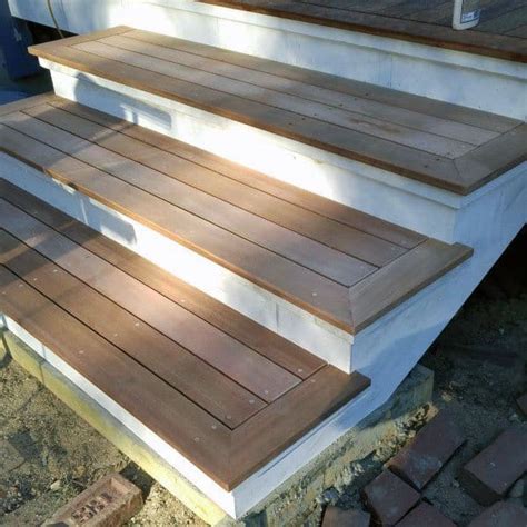 Diy Wood Patio Steps - How To Build Deck Steps Without Stringers Do ...