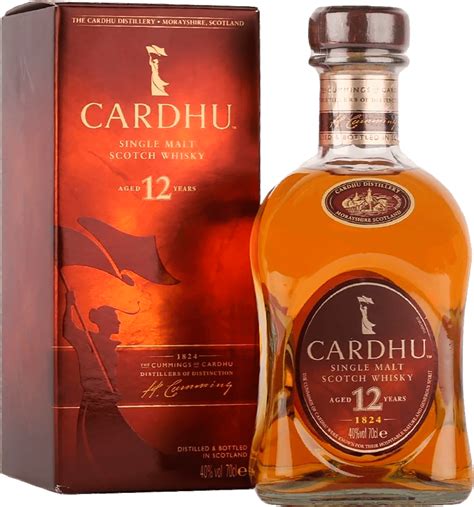Виски Cardhu Speyside 12 y.o. Single Malt Scotch Whisky (gift box) 0.7 ...