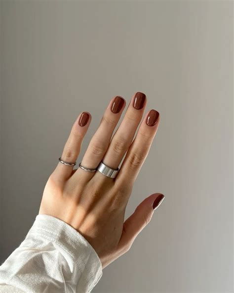 Шоколадные ногти, шоколадный маникюр, brown nails, chocolate nails ...