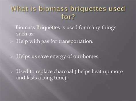 PPT - Biomass Briquettes PowerPoint Presentation, free download - ID ...