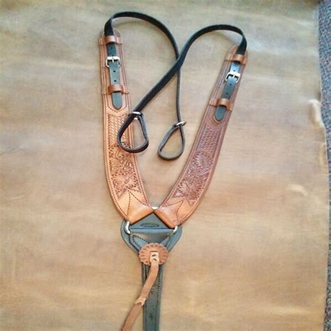 custom pulling collar buckaroo leather products