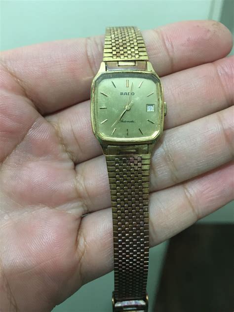 Rado Vintage Gold Watch, Women's Fashion, Watches & Accessories ...