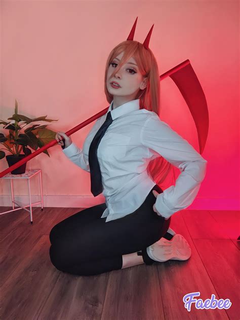 Power cosplay by me : r/ChainsawMan