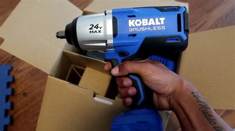 Kobalt 1/2 in Impact wrench unboxing and review - YouTube