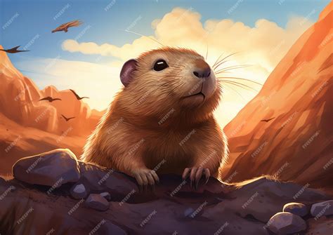 Premium AI Image | Gopher