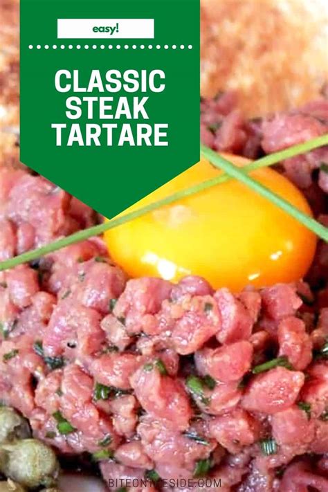 Beef Steak Tartare Recipe - Slow The Cook Down