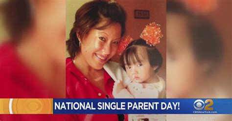 Cindy Hsu celebrates National Single Parent Day - CBS New York