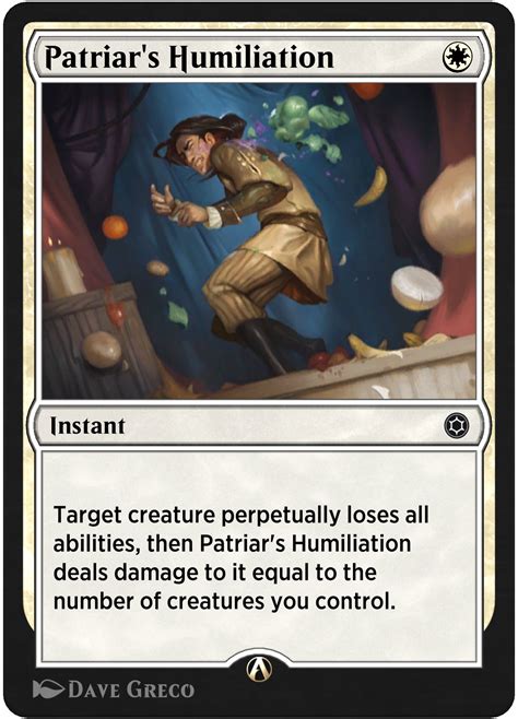 Patriar's Humiliation • Spoilers • MTG Arena Zone