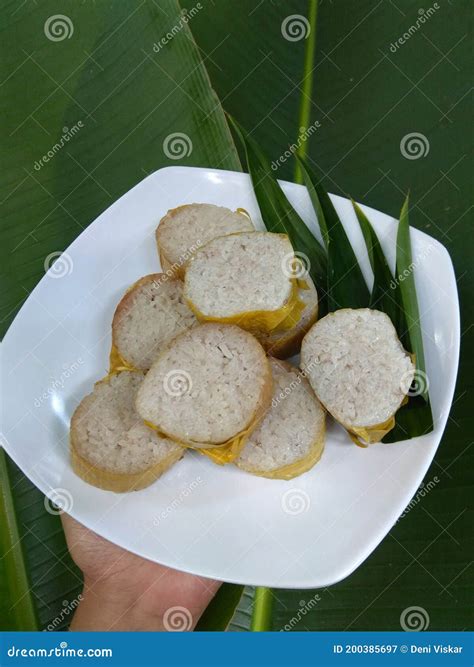 lamang katan indonesian food stock image image  meal snack