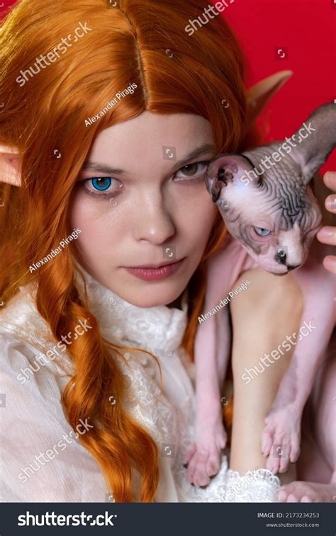 Portrait Young Woman Cosplay Elf Luxury Stock Photo 2173234253 ...