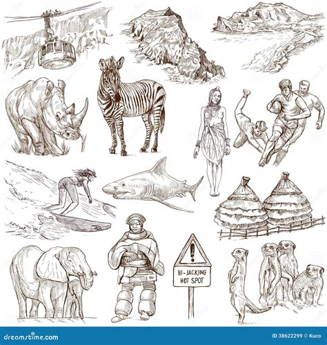 Republic of South Africa 2 stock vector. Illustration of fine - 38622299