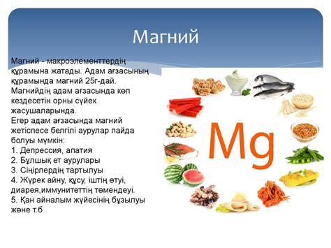 Адам организміндегі макроэлементтер және микроэлементтердің маңызы ...