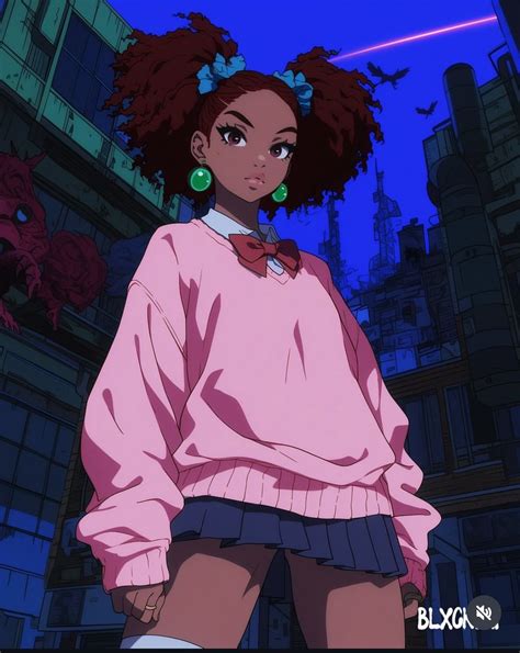 pp anime black girl pp anime blond curly girl artofit
