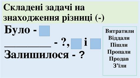 Опорні схеми складених задач 2 клас (наочний матеріал)
