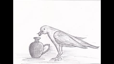 Crow Sketch Images at PaintingValley.com | Explore collection of Crow ...