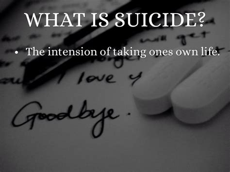 Committing Suicide isn't the answer.