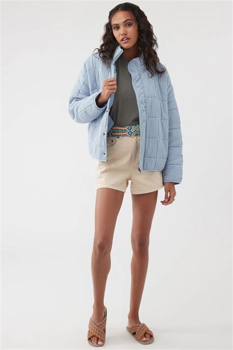 Mabeline Quilted Jacket - Chambray | O'Neill
