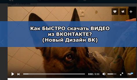 Вконтакте: Как скачать видео с вк (новый дизайн)