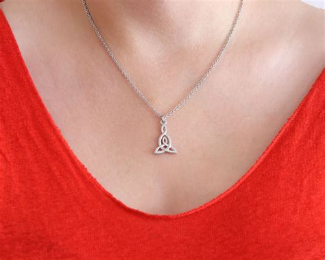 Mother Daughter Celtic Knot Necklace, Celtic Pendant Necklace, Mother's ...