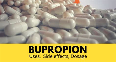 Bupropion: Uses, Side effects, Dosage | DrugsBank