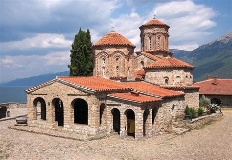 900-905.Byzantine Saint Naum Monastery (Sveti Naum) near Ohrid, Macedonia.