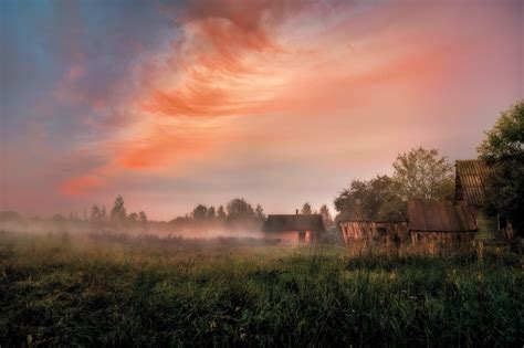 Утро в деревне - фото и картинки: 68 штук