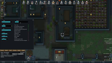 One of my colonists slept on an armchair, because there where no free ...
